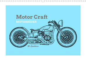 Motor Craft Motorräder (Wandkalender 2023 DIN A3 quer) von Landsherr,  Uli