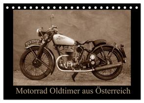 Motorrad Oldtimer aus Österreich (Tischkalender 2024 DIN A5 quer), CALVENDO Monatskalender von Siebenhühner,  Gabi