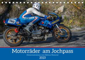 Motorräder am Jochpass (Tischkalender 2023 DIN A5 quer) von Käufer,  Stephan