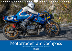 Motorräder am Jochpass (Wandkalender 2023 DIN A4 quer) von Käufer,  Stephan