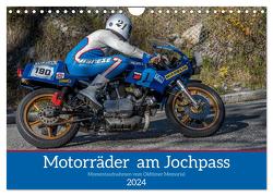 Motorräder am Jochpass (Wandkalender 2024 DIN A4 quer), CALVENDO Monatskalender von Käufer,  Stephan