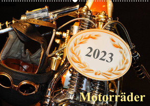 Motorräder (Wandkalender 2023 DIN A2 quer) von Kauss www.kult-fotos.de,  Kornelia