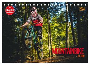 Mountainbike Action (Tischkalender 2024 DIN A5 quer), CALVENDO Monatskalender von Meutzner,  Dirk