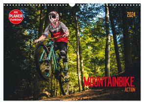 Mountainbike Action (Wandkalender 2024 DIN A3 quer), CALVENDO Monatskalender von Meutzner,  Dirk