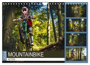 Mountainbike Action (Wandkalender 2024 DIN A4 quer), CALVENDO Monatskalender von Meutzner,  Dirk