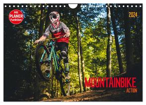 Mountainbike Action (Wandkalender 2024 DIN A4 quer), CALVENDO Monatskalender von Meutzner,  Dirk