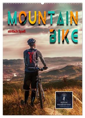 Mountainbike – einfach Spaß (Wandkalender 2024 DIN A2 hoch), CALVENDO Monatskalender von Roder,  Peter