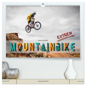 Mountainbike extrem (hochwertiger Premium Wandkalender 2024 DIN A2 quer), Kunstdruck in Hochglanz von Roder,  Peter