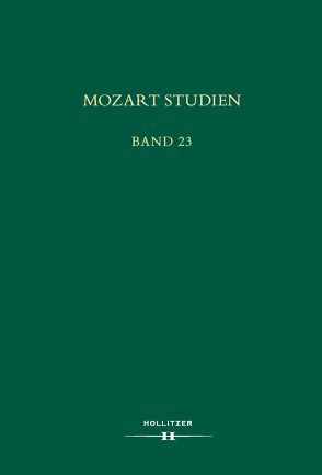 Mozart Studien Band 23 von Schmid,  Manfred Hermann