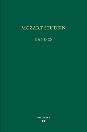 Mozart Studien Band 25 von Jonášová,  Milada, Schmid,  Manfred Hermann, Volek,  Tomislav