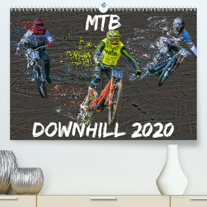 MTB Downhill (Premium, hochwertiger DIN A2 Wandkalender 2021, Kunstdruck in Hochglanz) von Picfiart