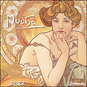 Mucha 2022 – Wand-Kalender – Broschüren-Kalender – 30×30 -30×60 geöffnet – Kunst-Kalender von Mucha,  Alfons