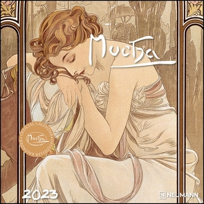 Mucha 2023 – Wand-Kalender – Broschüren-Kalender – 30×30 -30×60 geöffnet – Kunst-Kalender von Mucha,  Alfons