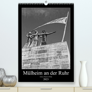 Mülheim an der Ruhr Edition Black & White 2023 (Premium, hochwertiger DIN A2 Wandkalender 2023, Kunstdruck in Hochglanz) von Hebgen,  Peter