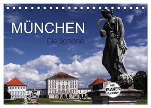 München – Die Schöne (Tischkalender 2024 DIN A5 quer), CALVENDO Monatskalender von boeTtchEr,  U