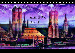 München digital (Tischkalender 2022 DIN A5 quer) von Luise Strohmenger,  Marie