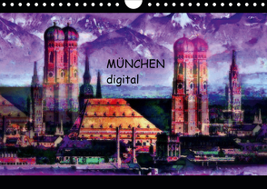 München digital (Wandkalender 2021 DIN A4 quer) von Luise Strohmenger,  Marie