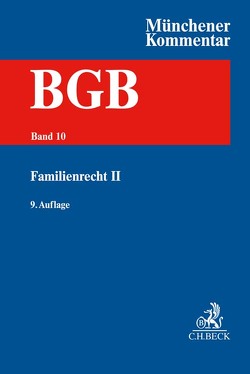 Münchener Kommentar zum Bürgerlichen Gesetzbuch Bd. 10: Familienrecht II §§ 1589-1921, SGB VIII von Fröschle,  Tobias, Hennemann,  Heike, Huber,  Peter, Kroll-Ludwigs,  Kathrin, Langeheine,  Jens, Lettmaier,  Saskia, Lugani,  Katharina, Maurer,  Hans-Ulrich, Sachsen Gessaphe,  Karl August Prinz von, Schneider,  Angie, Schwab,  Dieter, Tillmanns,  Kerstin, Volke,  Petra, Wellenhofer,  Marina