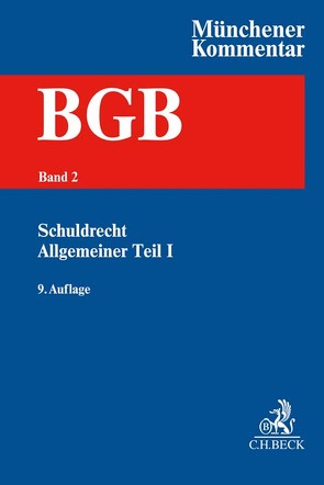 Münchener Kommentar zum Bürgerlichen Gesetzbuch Bd. 2: Schuldrecht – Allgemeiner Teil I von Bachmann,  Gregor, Emmerich,  Volker, Ernst,  Wolfgang, Finkenauer,  Thomas, Fornasier,  Matteo, Grundmann,  Stefan, Krueger,  Wolfgang, Oetker,  Hartmut, Schubert,  Claudia, Wurmnest,  Wolfgang