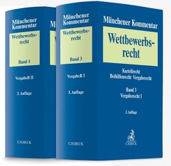 Münchener Kommentar zum Wettbewerbsrecht von Säcker,  Franz-Jürgen