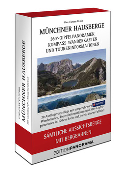 Münchner Hausberge Faltpanoramen von Fiebig,  Uwe-Carsten