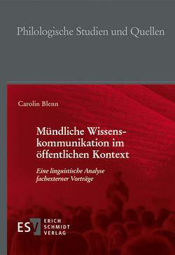 Mündliche Wissenskommunikation im öffentlichen Kontext von Blenn,  Carolin