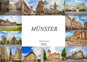 Münster Impressionen (Wandkalender 2022 DIN A2 quer) von Meutzner,  Dirk