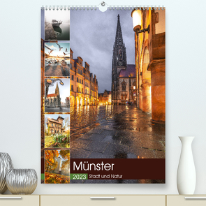 Münster – Stadt und Natur (Premium, hochwertiger DIN A2 Wandkalender 2023, Kunstdruck in Hochglanz) von Herzog,  Gregor