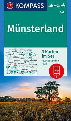 KOMPASS Wanderkarte 849 Münsterland von KOMPASS-Karten GmbH