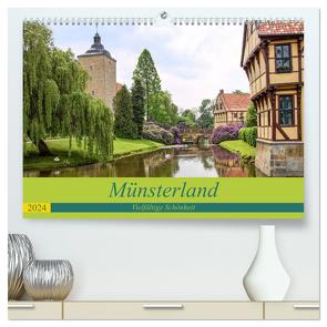 Münsterland – Vielfältige Schönheit (hochwertiger Premium Wandkalender 2024 DIN A2 quer), Kunstdruck in Hochglanz von Becker,  Thomas