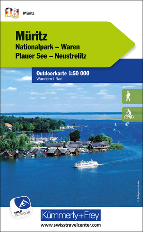 Müritz Nr. 16 Outdoorkarte Deutschland 1:50 000