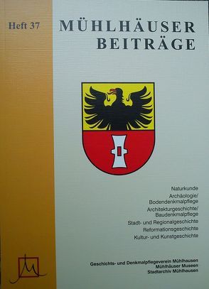 Mühlhäuser Beiträge von Mühlhäuser Geschichts- u. Denkmalpflegeverein e.V.