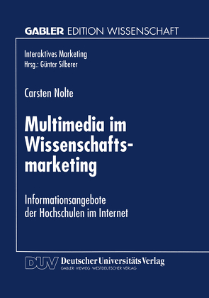 Multimedia im Wissenschaftsmarketing von Nolte,  Carsten