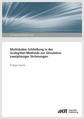 Multiskalen-Schließung in der Grobgitter-Methode zur Simulation zweiphasiger Strömungen (KIT Scientific Reports ; 7706) von Noack,  Rüdiger