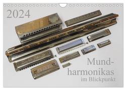 Mundharmonikas im Blickpunkt (Wandkalender 2024 DIN A4 quer), CALVENDO Monatskalender von Rohwer,  Klaus