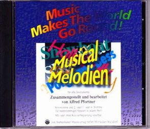 Music Makes the World go Round – Musical Melodien – Play Along CD / Mitspiel CD von Pfortner,  Alfred