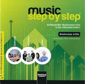 Music Step by Step 1. Medienbox (3 Audio-CDs und 1 CD+) von Jank,  Werner, Schmidt-Oberländer,  Gero