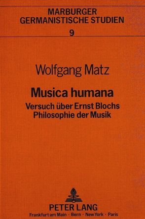 Musica humana von Matz,  Wolfgang