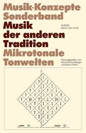 Musik der anderen Tradition von Metzger,  Heinz-Klaus, Riehn,  Rainer