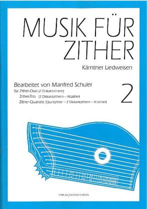 Musik für Zither 2 von Schuler,  Manfred