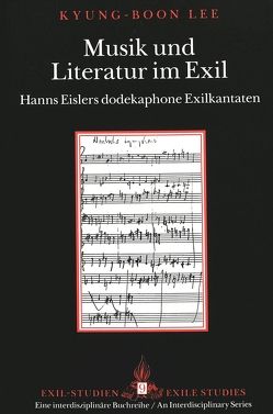 Musik und Literatur im Exil von Lee,  Kyung-Boon