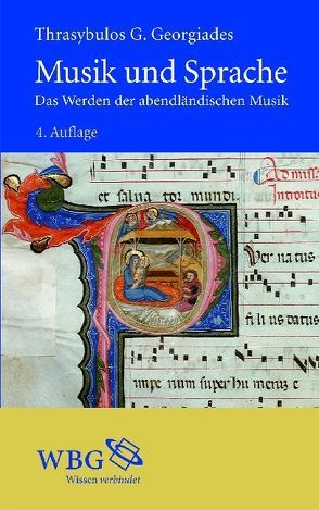 Musik und Sprache von Bengen,  Irmgard, Georgiades,  Thrasybulos G., Hinrichsen,  Hans J