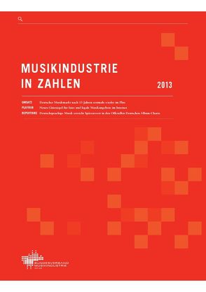 Musikindustrie in Zahlen 2013