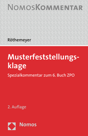 Musterfeststellungsklage von Röthemeyer,  Peter