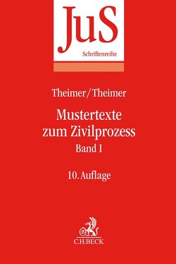 Mustertexte zum Zivilprozess Band I: Erkenntnisverfahren erster Instanz von Tempel,  Otto, Theimer,  Anette, Theimer,  Clemens