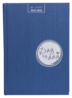 My Diary 2023-2032 „Day by Day“ ocean-blue von Wiermer,  Hendrik