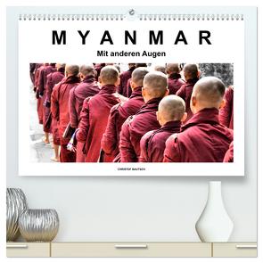 Myanmar – Mit anderen Augen (hochwertiger Premium Wandkalender 2024 DIN A2 quer), Kunstdruck in Hochglanz von / Christof Bautsch,  Krzys