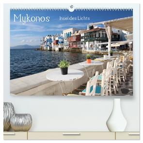 Mykonos – Insel des Lichts (hochwertiger Premium Wandkalender 2024 DIN A2 quer), Kunstdruck in Hochglanz von Bambach,  Hartwig