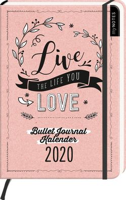 myNOTES Live the life you love Bullet Journal Kalender 2020