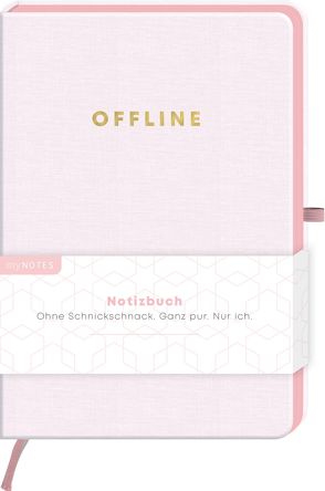 myNOTES Notizbuch Classics Offline – Notizbuch im Mediumformat für Träume, Pläne und Ideen